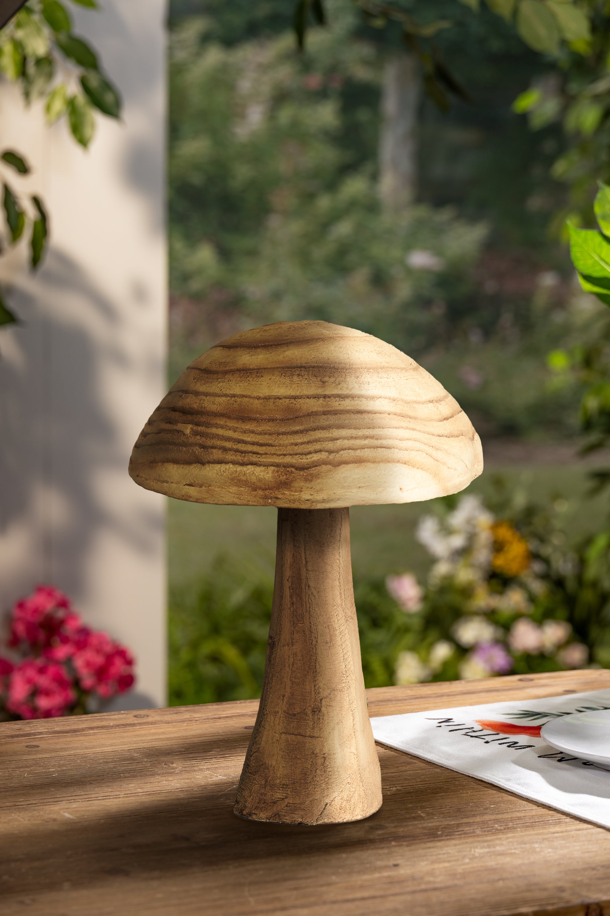16 in. Magnesium Mushroom Figurine
